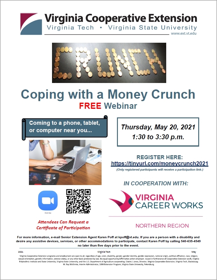 Coping with a Money Crunch Flyer